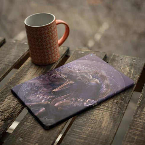 Black Rose Unicorn by Laurie Prindle iPad Skins