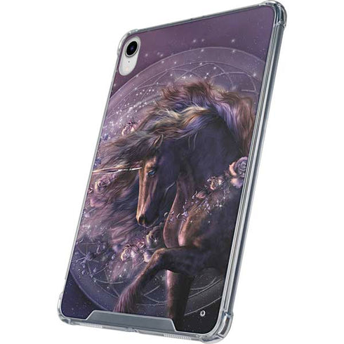 Black Rose Unicorn by Laurie Prindle iPad 11th Gen (2025) Clear Case