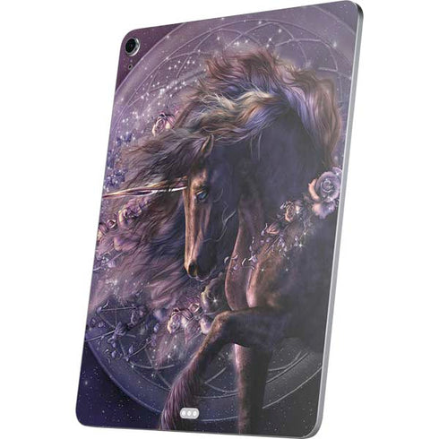 Black Rose Unicorn by Laurie Prindle Apple iPad Air Skin