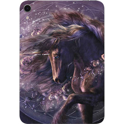 Black Rose Unicorn by Laurie Prindle Apple iPad Mini Skin