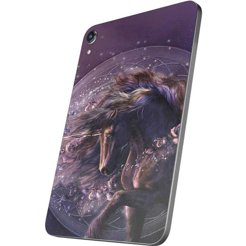 Black Rose Unicorn by Laurie Prindle Apple iPad Mini Skin