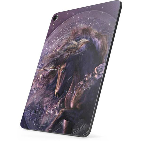 Black Rose Unicorn by Laurie Prindle Apple iPad Pro Skin