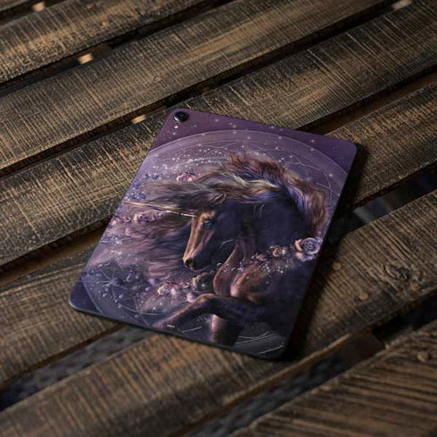 Black Rose Unicorn by Laurie Prindle Apple iPad Pro Skin