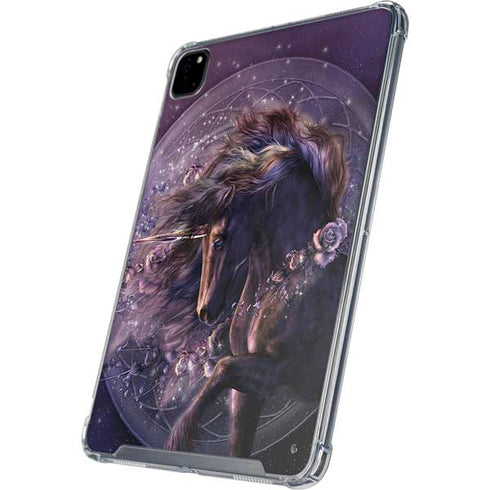 Black Rose Unicorn by Laurie Prindle iPad Cases