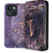 Black Rose Unicorn by Laurie Prindle iPhone 15 Folio Case