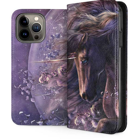 Black Rose Unicorn by Laurie Prindle iPhone Cases