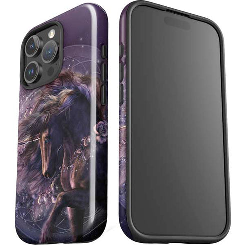 Black Rose Unicorn by Laurie Prindle iPhone 16 Pro Max Impact Case