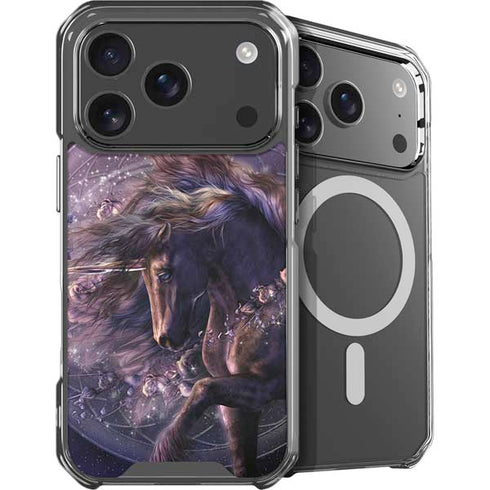 Black Rose Unicorn by Laurie Prindle iPhone 18 Pro MagSafe Case