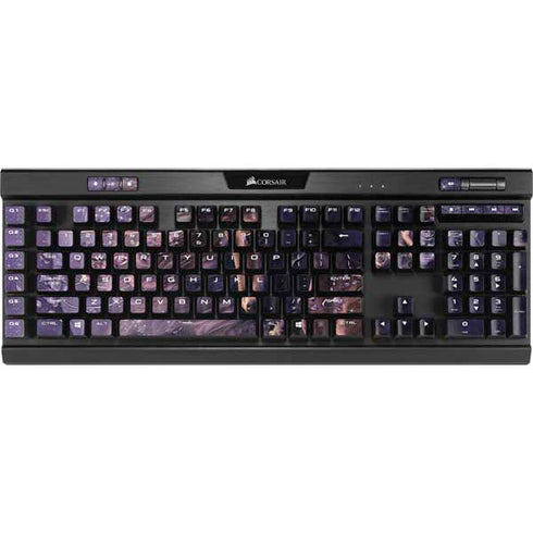 Black Rose Unicorn by Laurie Prindle K95 RGB PLATINUM Mechanical Gaming Keyboard Skin