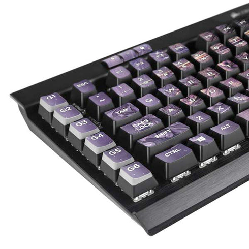 Black Rose Unicorn by Laurie Prindle K95 RGB PLATINUM Mechanical Gaming Keyboard Skin