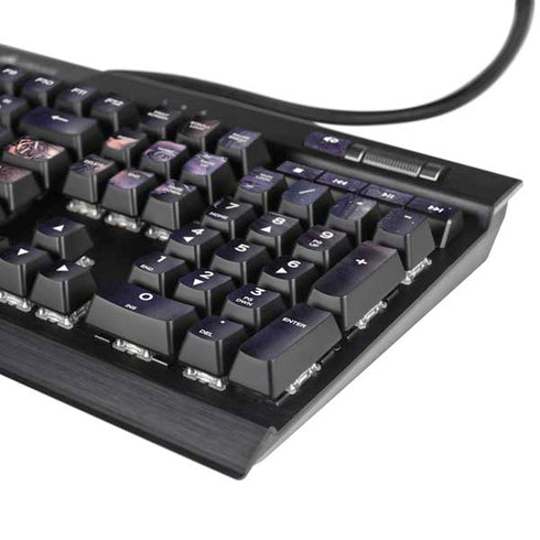 Black Rose Unicorn by Laurie Prindle K95 RGB PLATINUM Mechanical Gaming Keyboard Skin