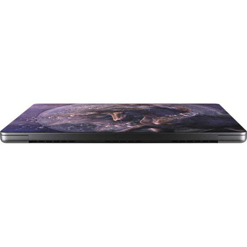 Black Rose Unicorn by Laurie Prindle Apple MacBook Pro 14-inch Skin