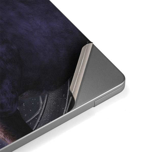 Black Rose Unicorn by Laurie Prindle Apple MacBook Pro 14-inch Skin