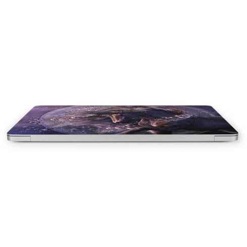 Black Rose Unicorn by Laurie Prindle Apple MacBook Pro 16-inch Skin