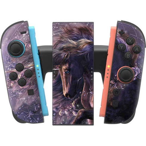 Black Rose Unicorn by Laurie Prindle Nintendo Switch 2 (2025) Joy-Con Controller Skin