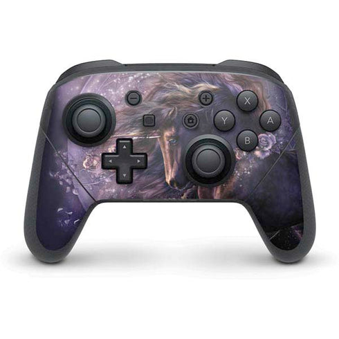 Black Rose Unicorn by Laurie Prindle Nintendo Skins