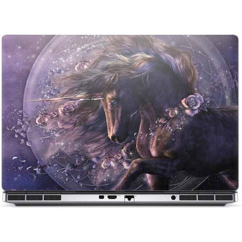 Black Rose Unicorn by Laurie Prindle Dell Precision Skin