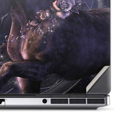 Black Rose Unicorn by Laurie Prindle Dell Precision Skin