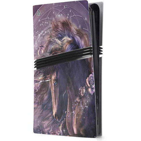 Black Rose Unicorn by Laurie Prindle PlayStation PS5 Skins