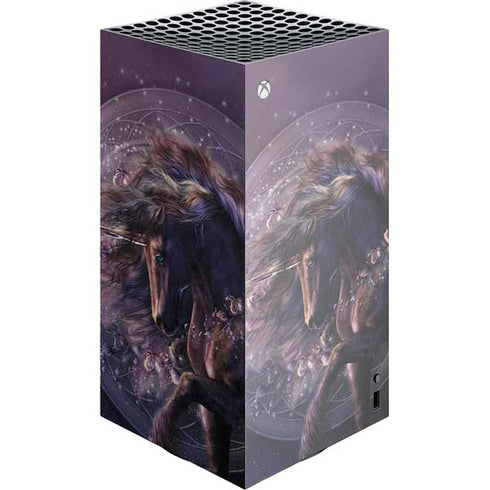Black Rose Unicorn by Laurie Prindle Xbox Series X Skins