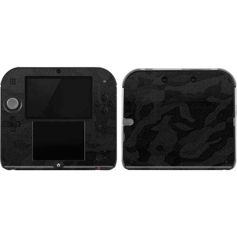 Black Shadow Camo Nintendo 2DS Skin
