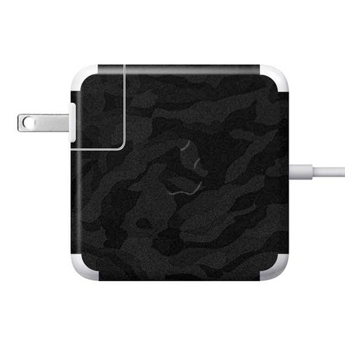Black Shadow Camo 85W Power Adapter (15 and 17 inch MacBook Pro Charger) Skin