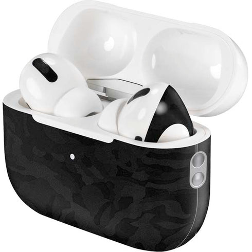 Black Shadow Camo AirPods Pro 2nd Gen Skin