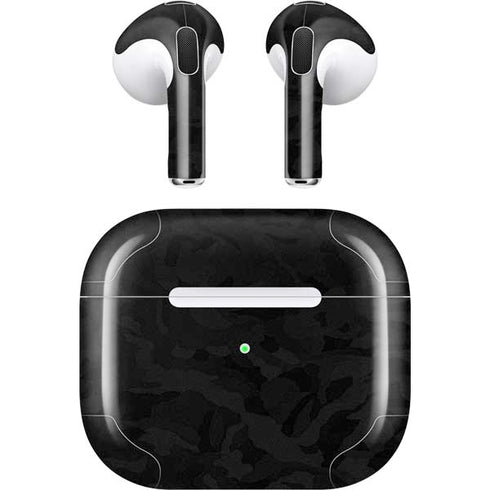 Black Shadow Camo Apple AirPods (3rd Gen 2021) Skin