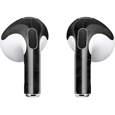 Black Shadow Camo Apple AirPods (3rd Gen 2021) Skin