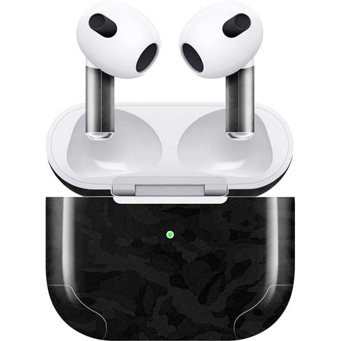 Black Shadow Camo Apple AirPods (3rd Gen 2021) Skin