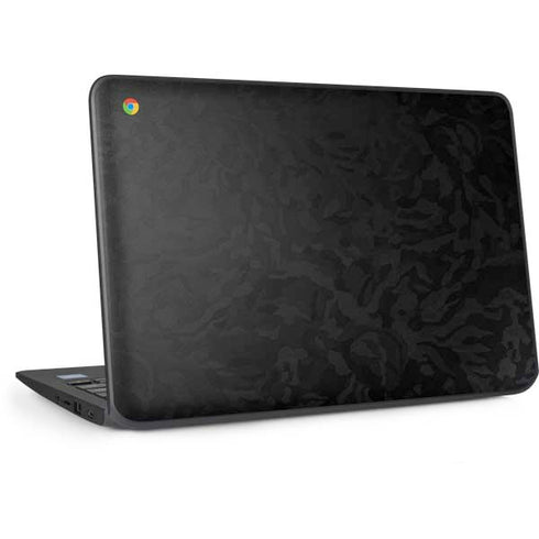 Black Shadow Camo HP Chromebook Skin