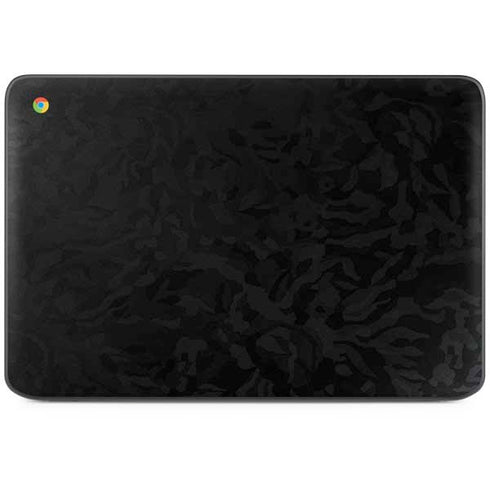 Black Shadow Camo HP Chromebook Skin