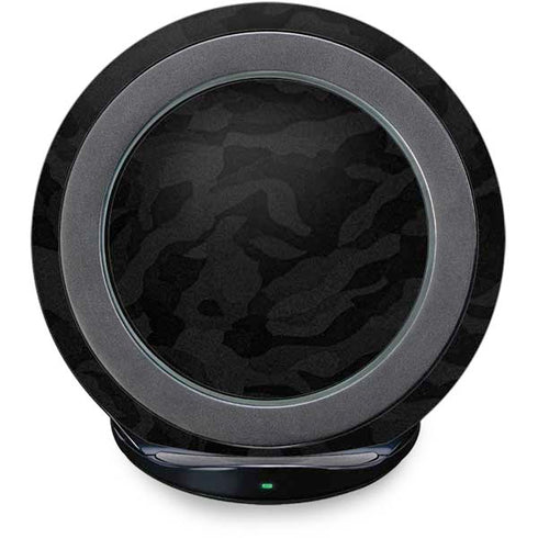 Black Shadow Camo Fast Charge Wireless Charging Stand Skin