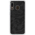 Black Shadow Camo Galaxy A20 Clear Case