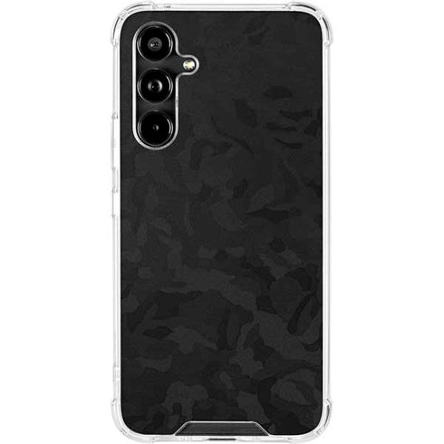 Black Shadow Camo Galaxy A54 5G Clear Case