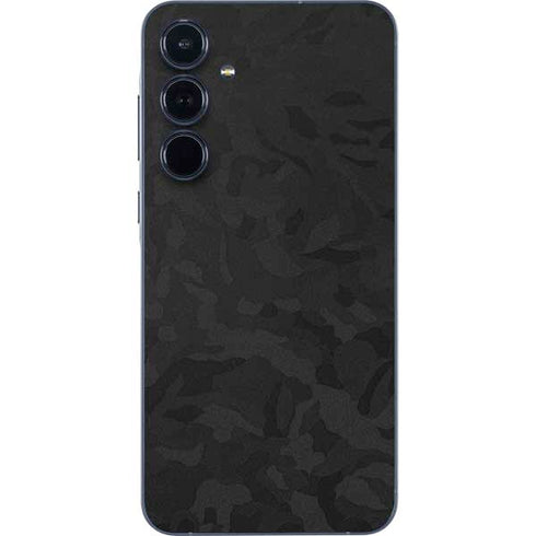 Black Shadow Camo Galaxy A55 5G Skin