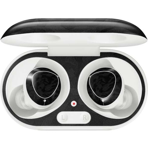 Black Shadow Camo Galaxy Buds Plus Skin