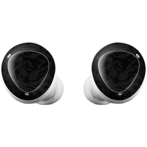 Black Shadow Camo Galaxy Buds Plus Skin