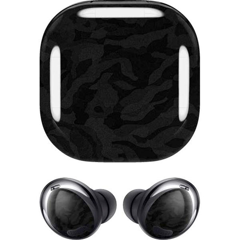 Black Shadow Camo Galaxy Buds Pro Skin