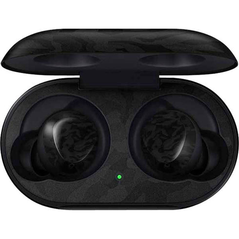 Black Shadow Camo Galaxy Buds Skin