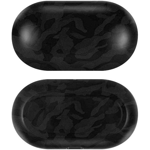 Black Shadow Camo Galaxy Buds Skin