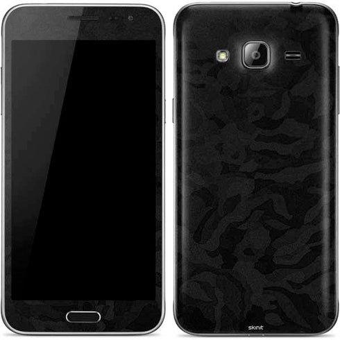 Black Shadow Camo Galaxy J3 Skin