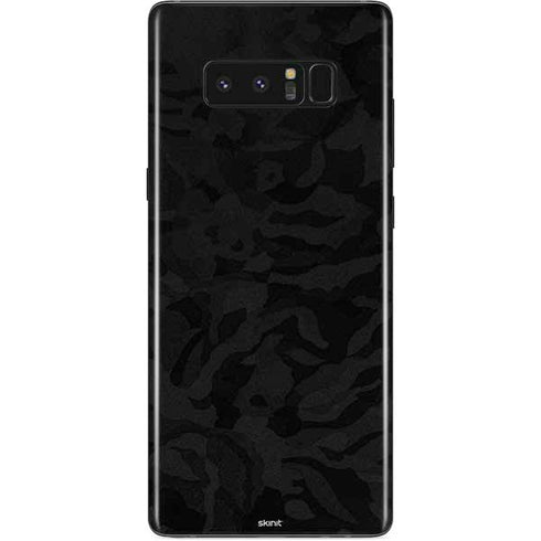 Black Shadow Camo Galaxy Note 8 Skin