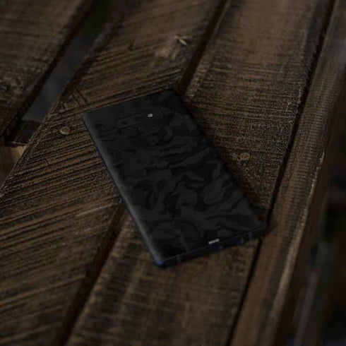 Black Shadow Camo Galaxy Note 9 Skin
