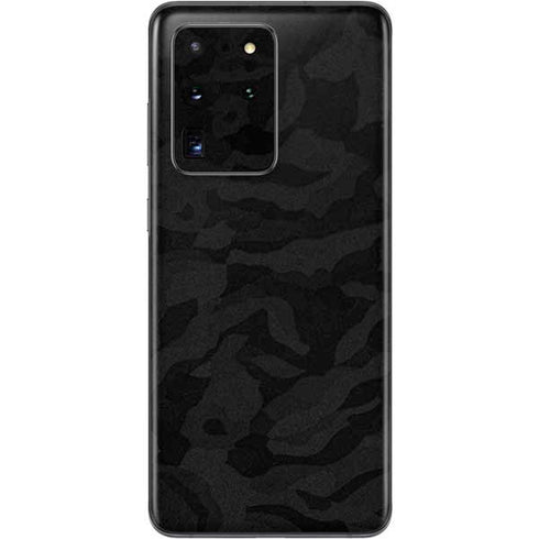 Black Shadow Camo Galaxy S20 Ultra 5G Skin