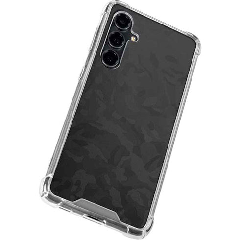 Black Shadow Camo Galaxy S23 FE Clear Case