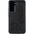 Black Shadow Camo Galaxy S23 Plus Waterproof Case
