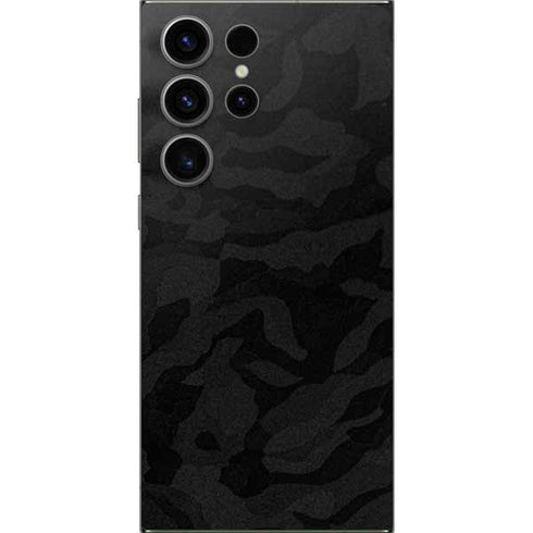 Black Shadow Camo Galaxy S25 Ultra Skin