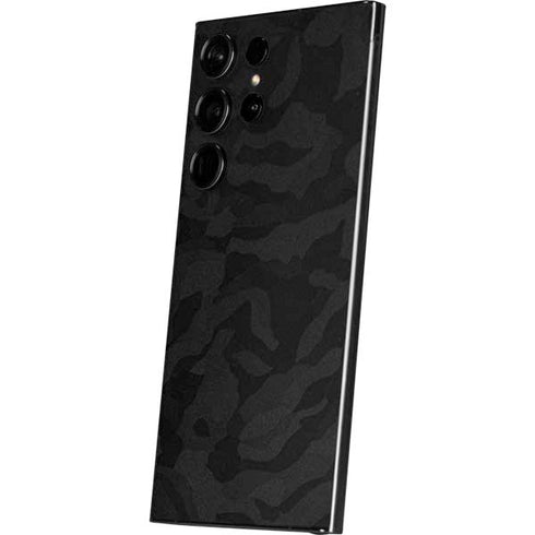 Black Shadow Camo Galaxy S24 Ultra Skin
