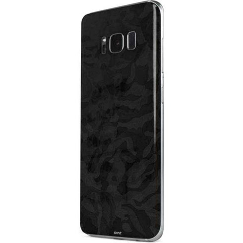 Black Shadow Camo Galaxy S8 Skin